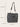 Tweed Black & White Handbag Zipper Shoulder Bag